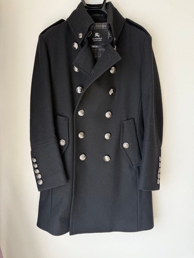 K*様 バーバリー Burberry ブラックレーベル ナポレオン コート トレ
