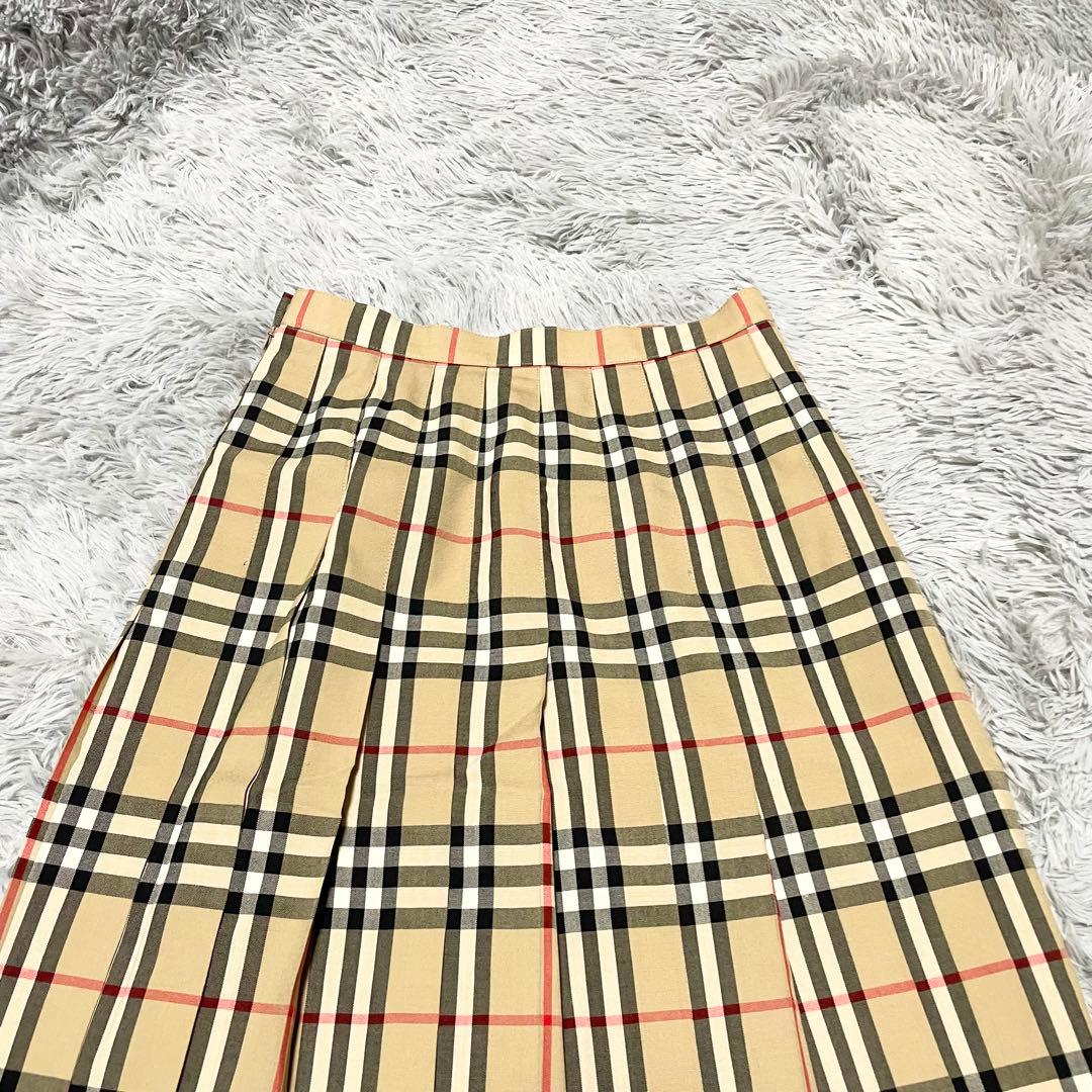 バーバリー プリーツスカート ノバチェック M - メルカリ