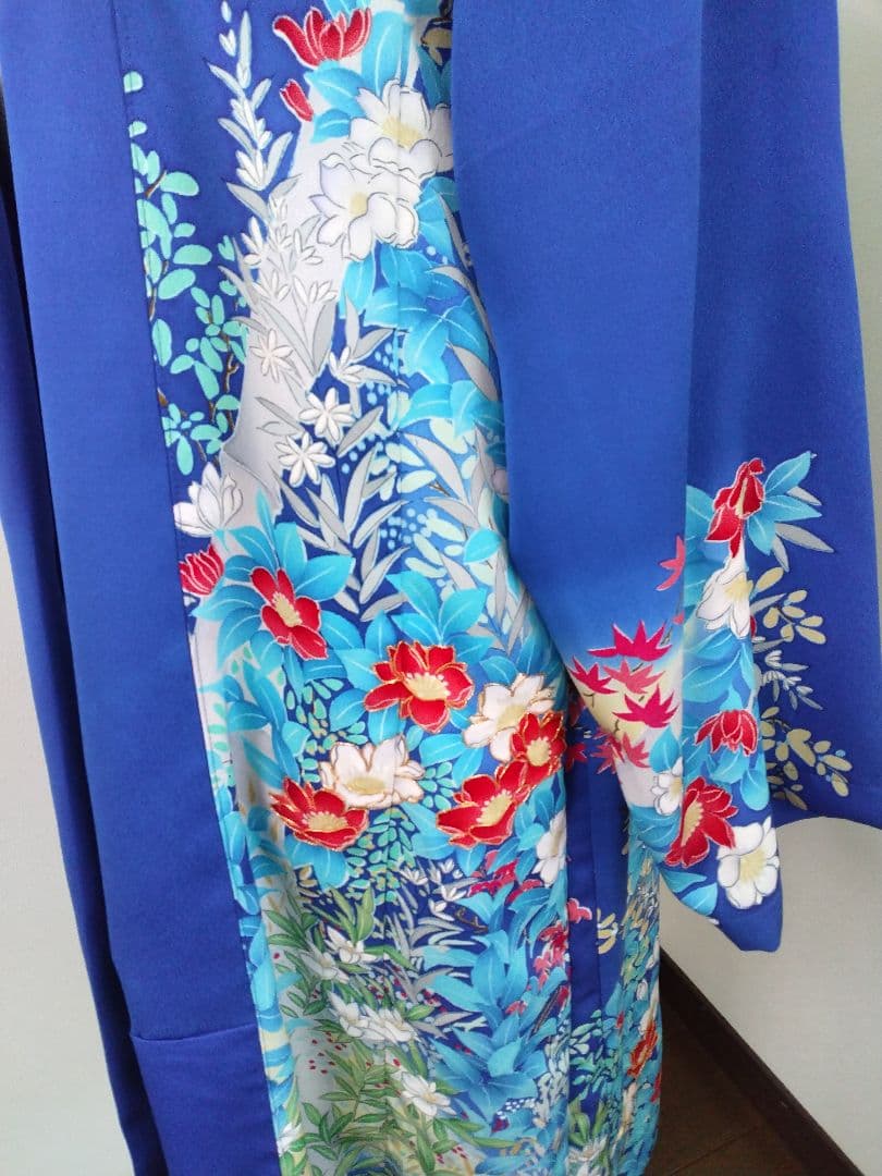 マヨネーズ様専用です。 着物リメイク 振袖ロングコート - メルカリ