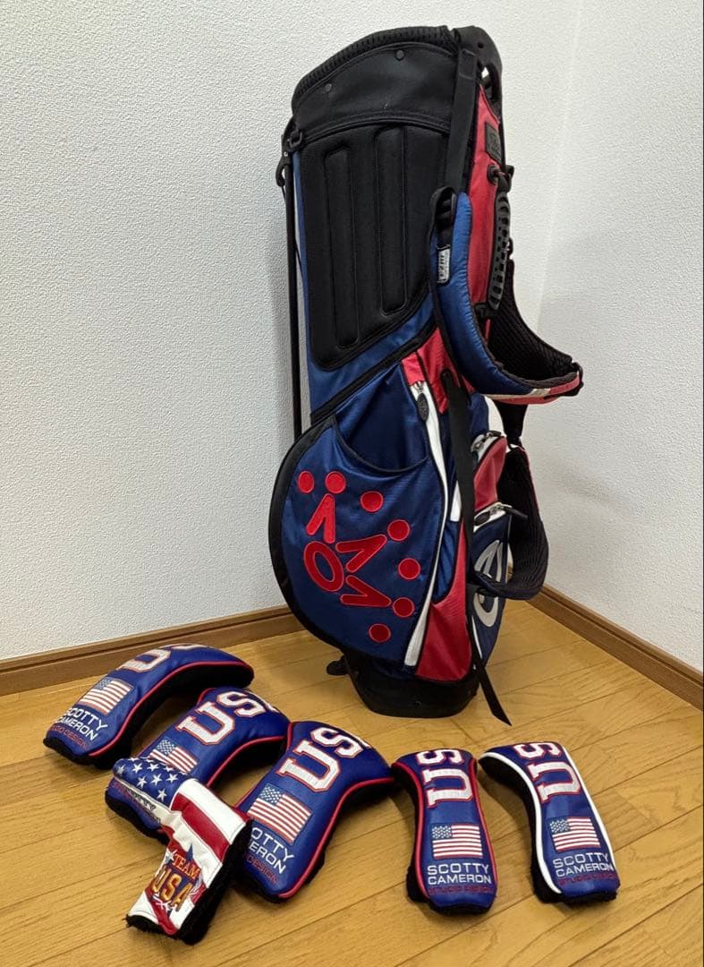 SCOTTY CAMERON ライダーカップキャディバッグ ヘッドカバーセット