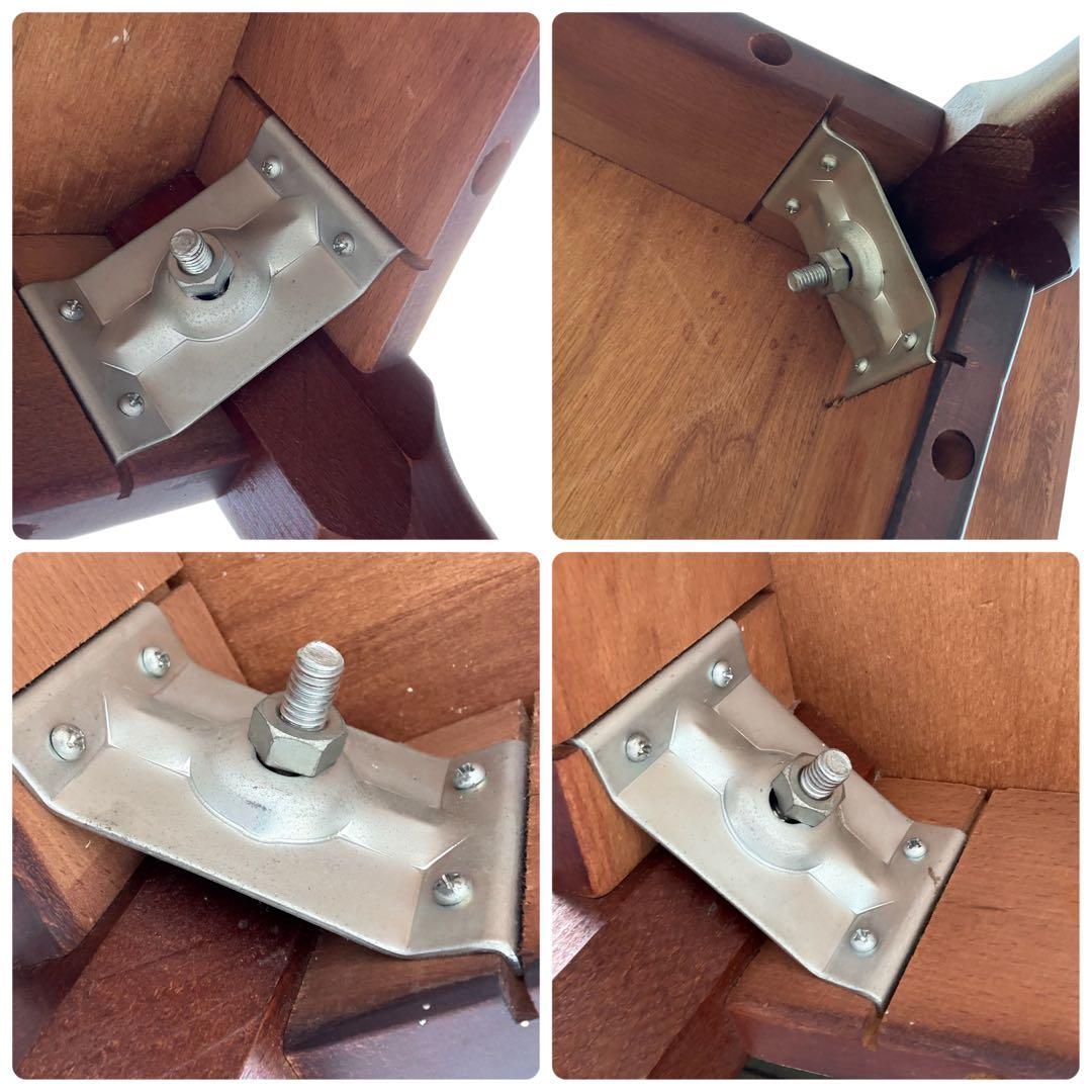 HR625木目が美しい 【希少デザイン】秋田木工 北欧テイストダイニング