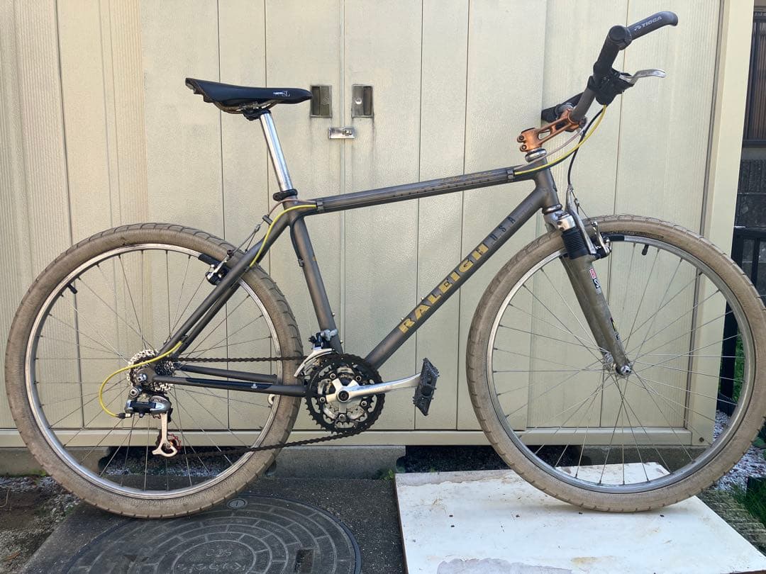 Raleigh（ラレー）チタンフレームMTB ボロです　引き取り限定　糸島市 Raleigh（ラレー）チタンフレームMTB ボロです 引き取り限定 糸島市
