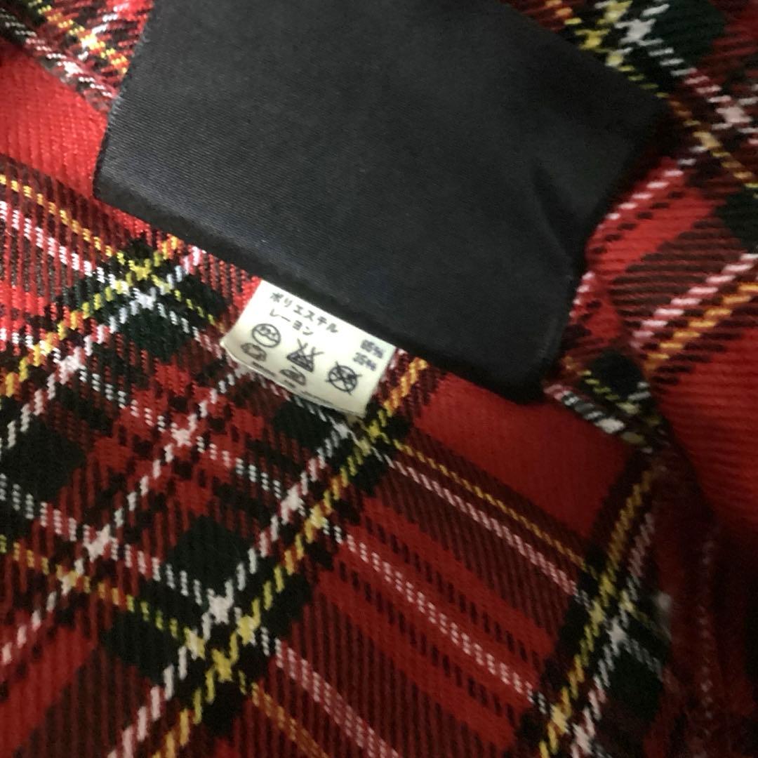 O*s様 美品‼️超希少‼️NA+H秋冬ミニワンピース「赤チェック」Mサイズ