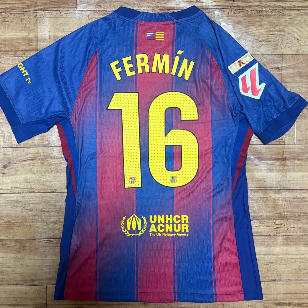 FCバルセロナ 25-26ホーム 長袖ユニフ オーム フェルミン・ロペス FCバルセロナ 25-26ホーム 長袖ユニフ オーム フェルミン・ロ
