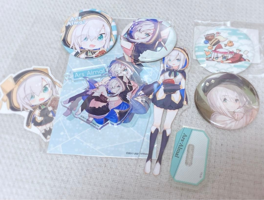 アルス・アルマル にじさんじ グッズ まとめ 缶バッジ アクスタ