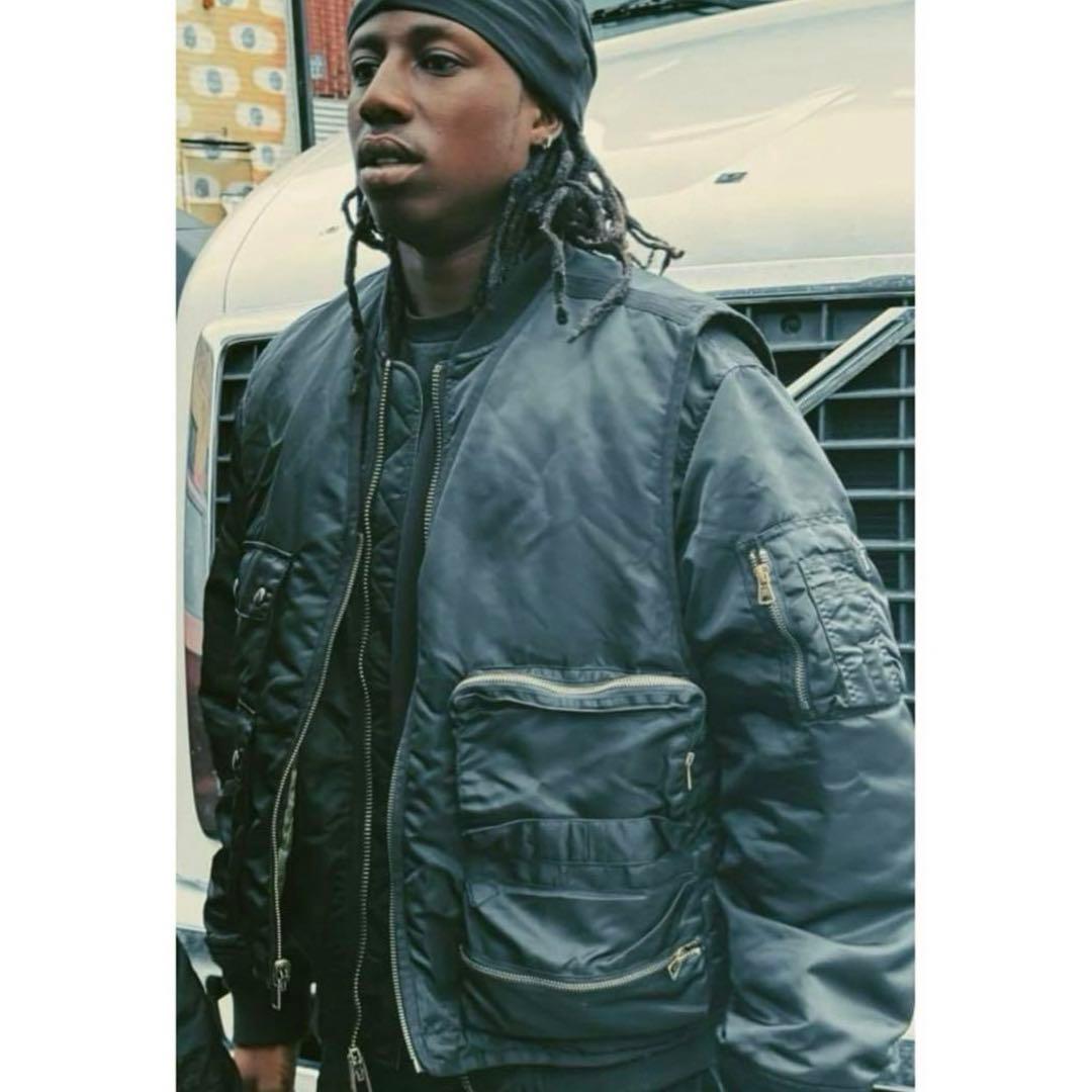 希少Supreme2-in-1 MA-1 + Vest \"Navy\"size S