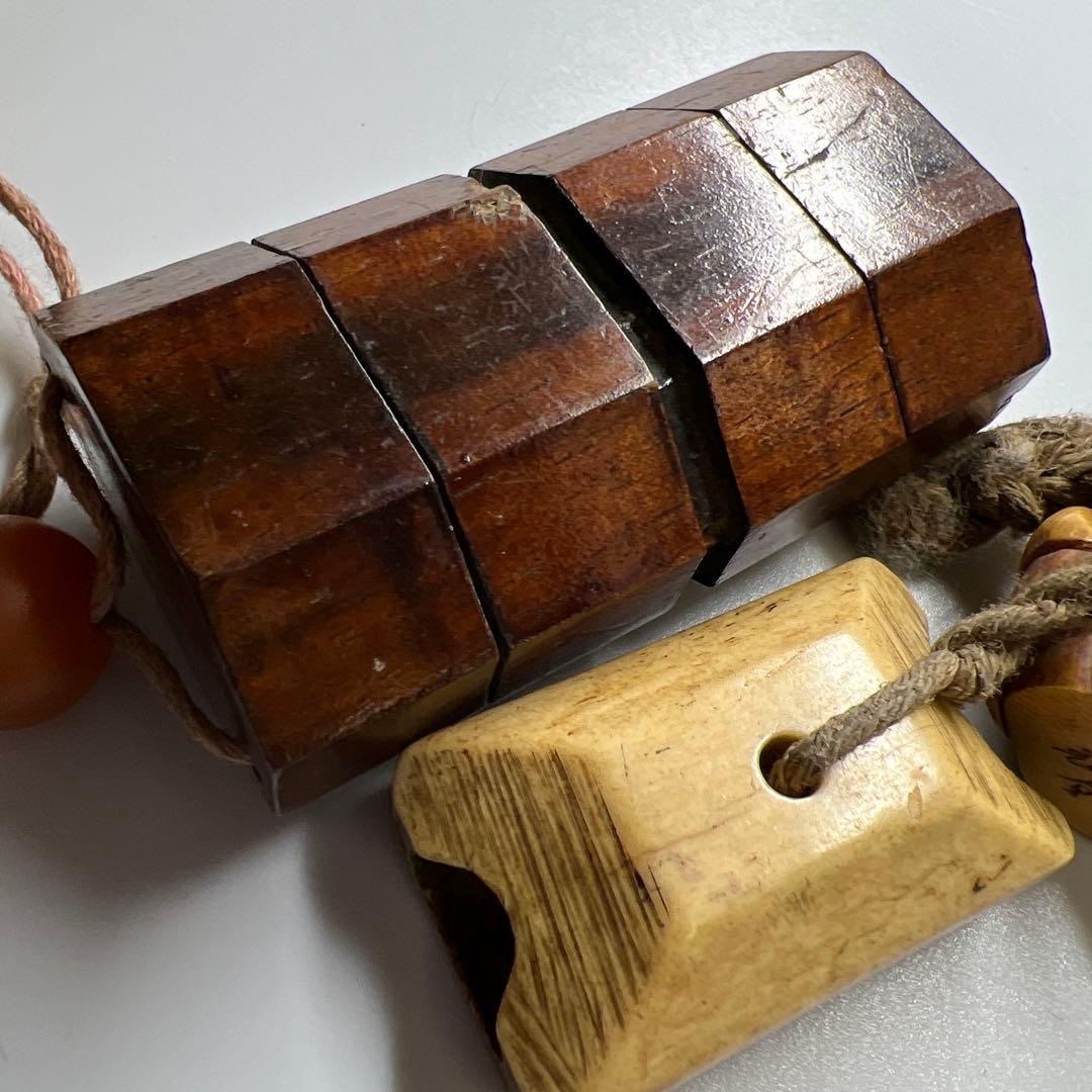 時代 極上根付、印籠セット 111g 東Y8-0109☆2Fトヒカ - メルカリ