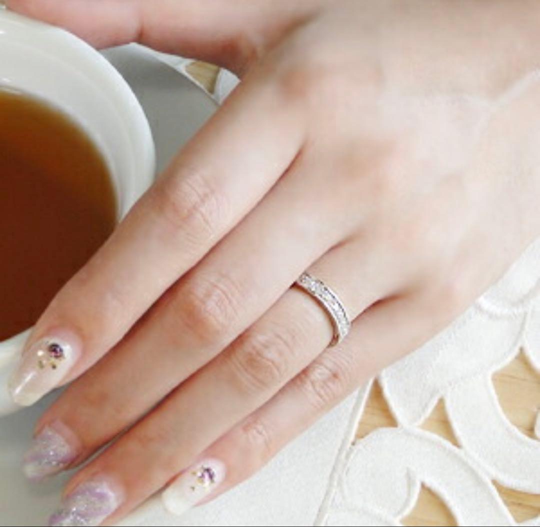 Pt950【1.0ct】ダイヤモンド フルエタニティリング 9号