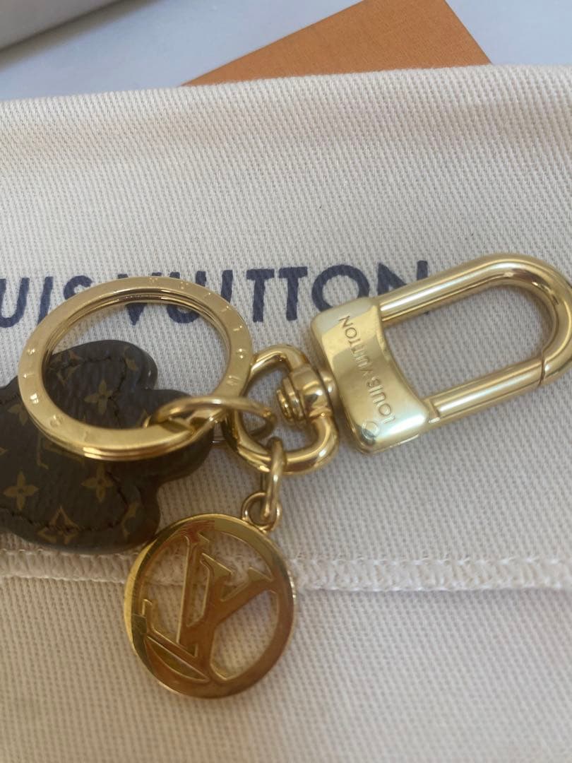 Louis Vuitton エルミーヌ キーホルダー キーリング バッグチャーム