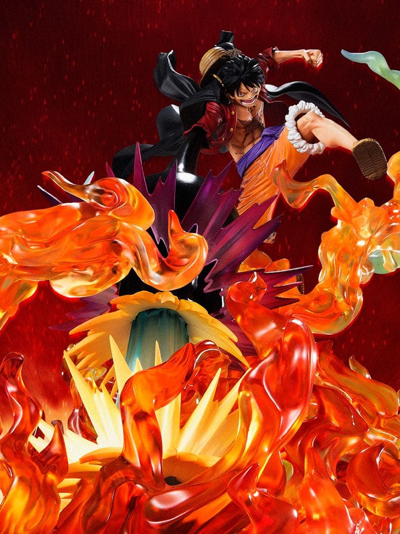ワンピース フィギュアーツZERO ルフィ 業火拳銃 レッドロック - メルカリ