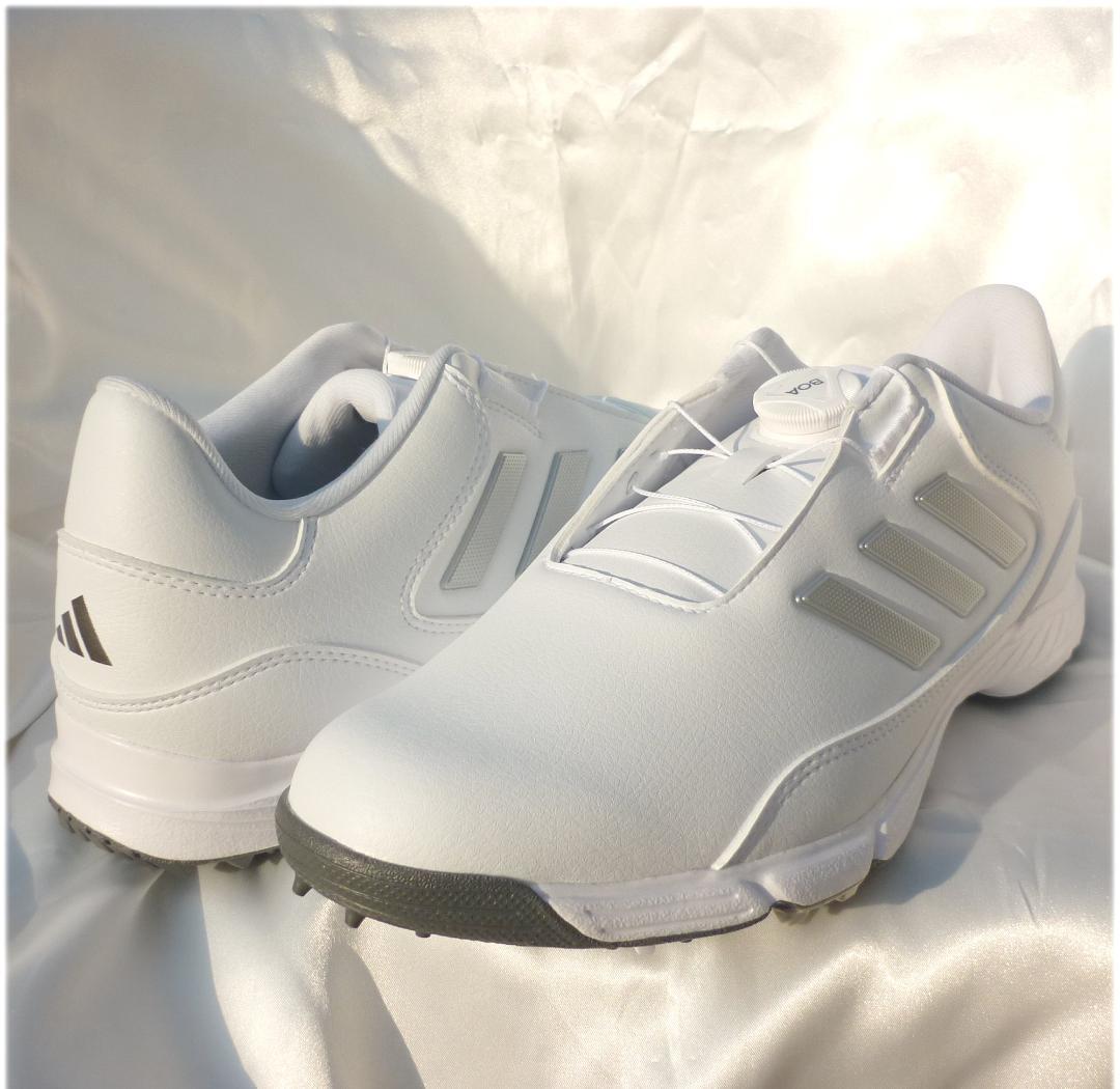 新品27.5cmアディダスゴルフ 白ゴルフシューズ LITE MAX BOA24