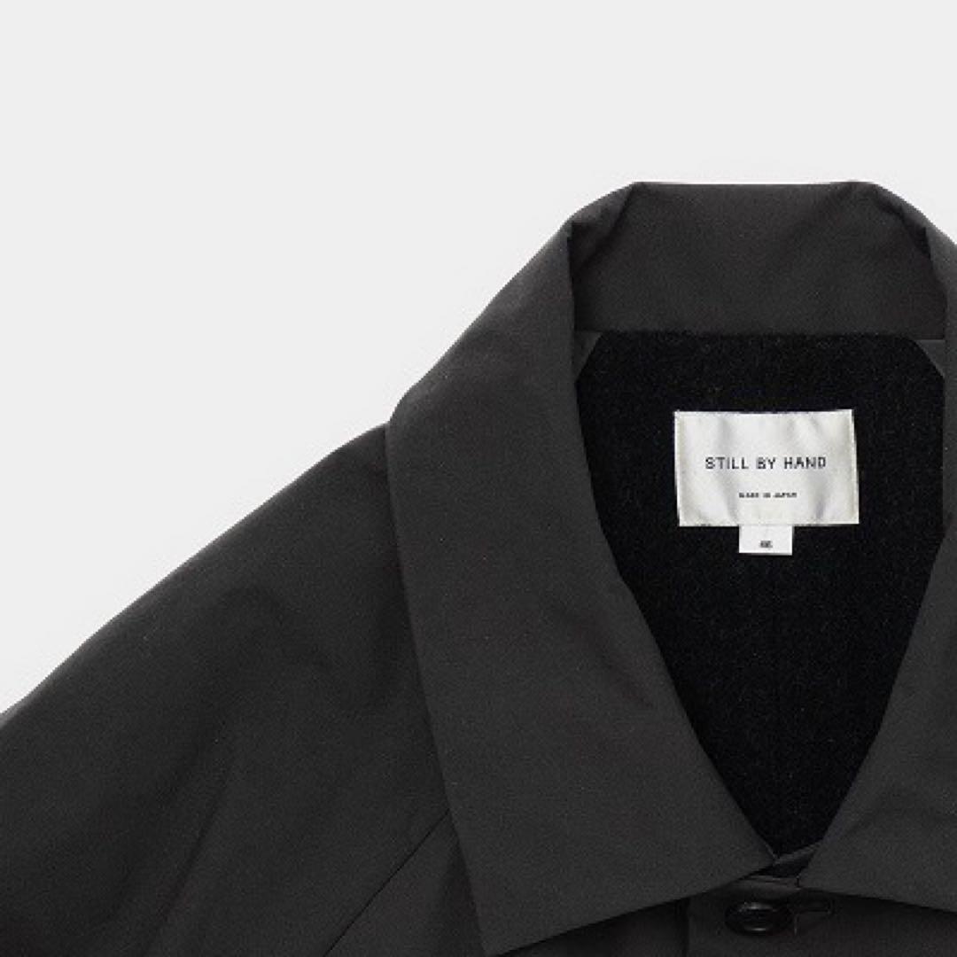 still by hand ショートコート 46 チャコール CO01214