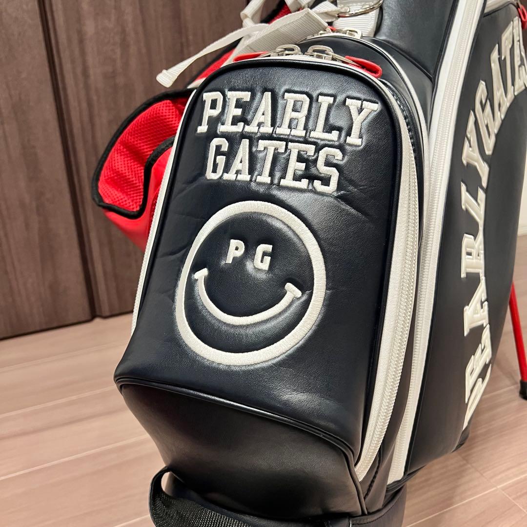 美品】PEARLY GATES 限定キャディバッグ ヘッドカバー6点付き
