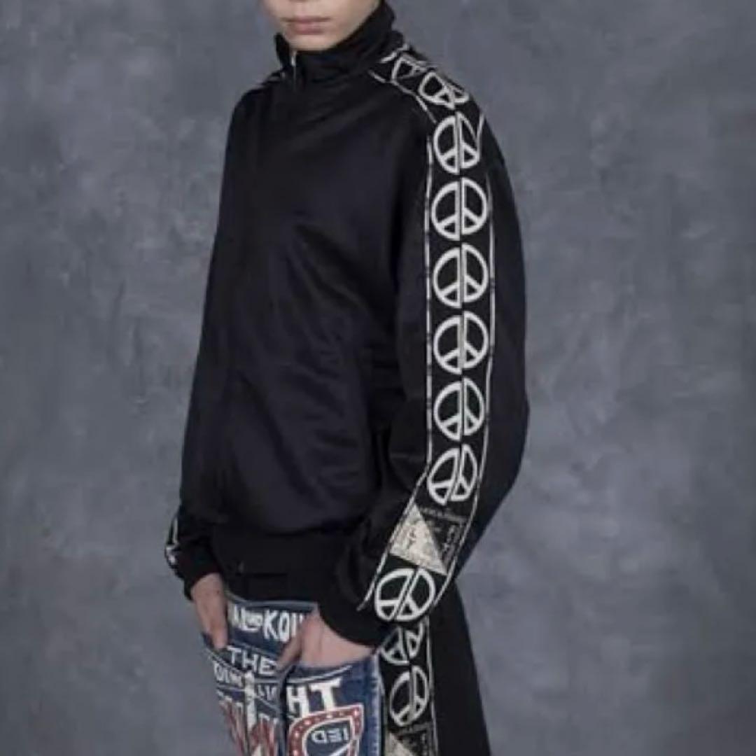 キャピタル KAPITAL スムースジャージ ピースマークトラックジャケット