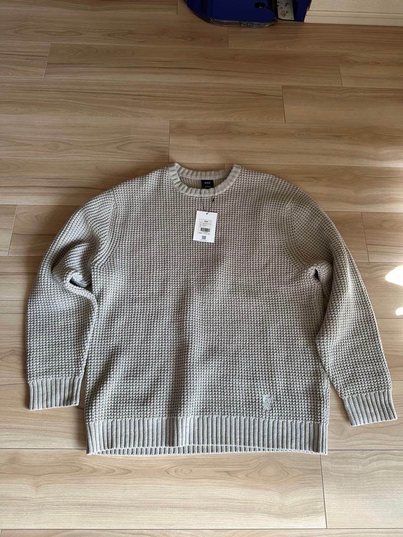 t*o様 HUF 1984 CREWNECK SWEATER 現行販売品 HUF（ハフ） セーター ニット 1984 MELANGE SWEATER メンズ レディース