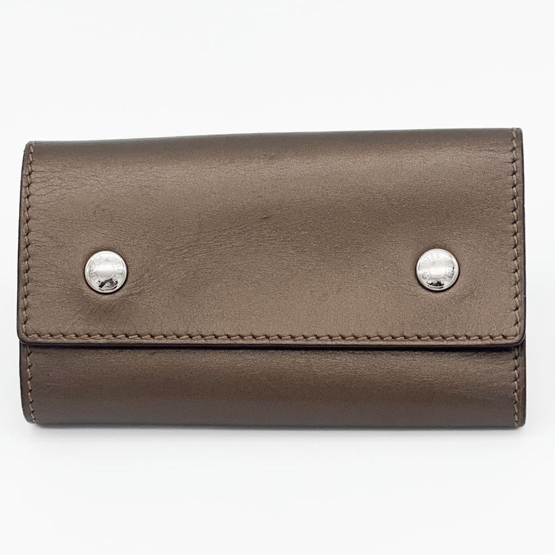 美品・箱付】HERMES エルメス セリエ キーケース 6連 ブロンズ系