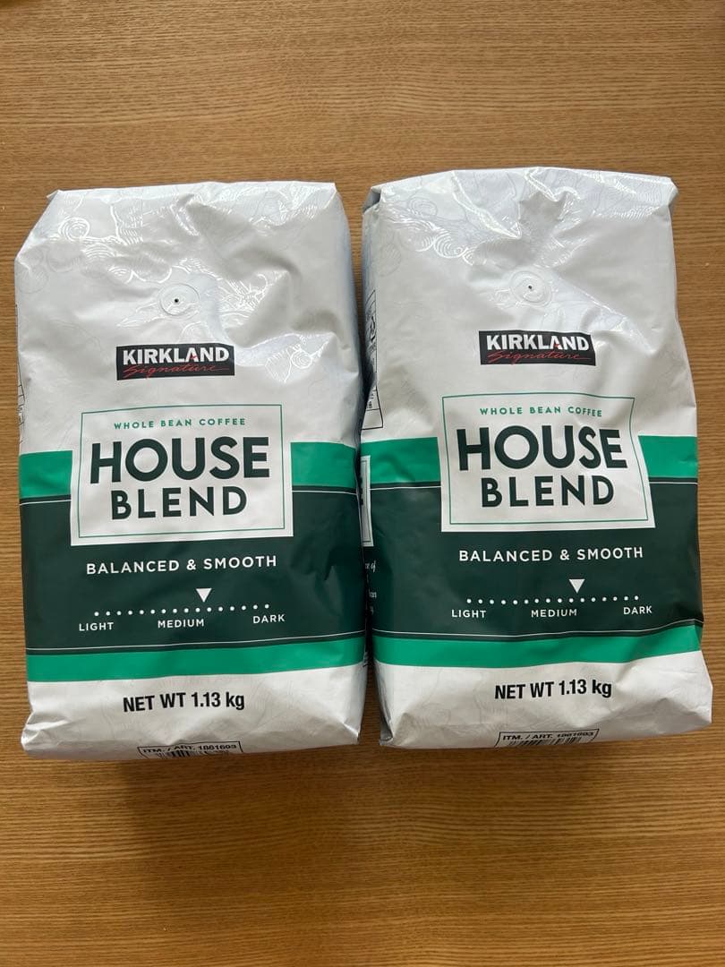【2袋】コストコ カークランド ハウスブレンドコーヒー 豆1.13kg×2袋 スターバックス（Starbucks Coffee） カークランドシグネチャー ハウス
