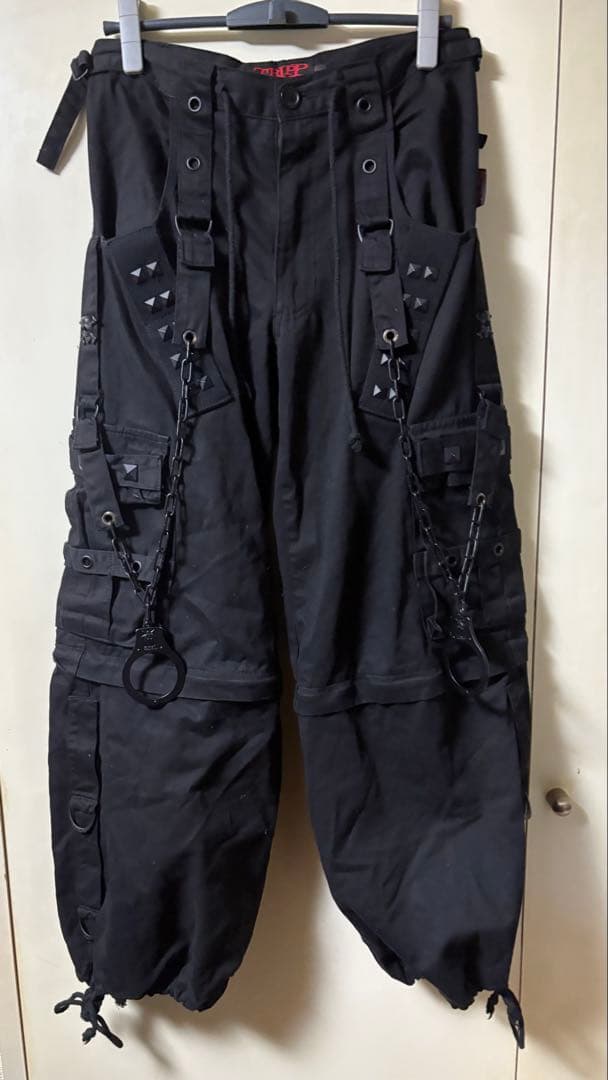 TRIPPnyc トリップ ボンテージパンツ 手錠 パンク 黒-日本正規代理店です