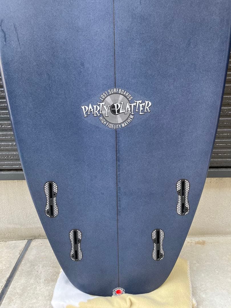 値下げ ロスト パーティプラッター5′9超浮力激早 美品 限定色 フィン付
