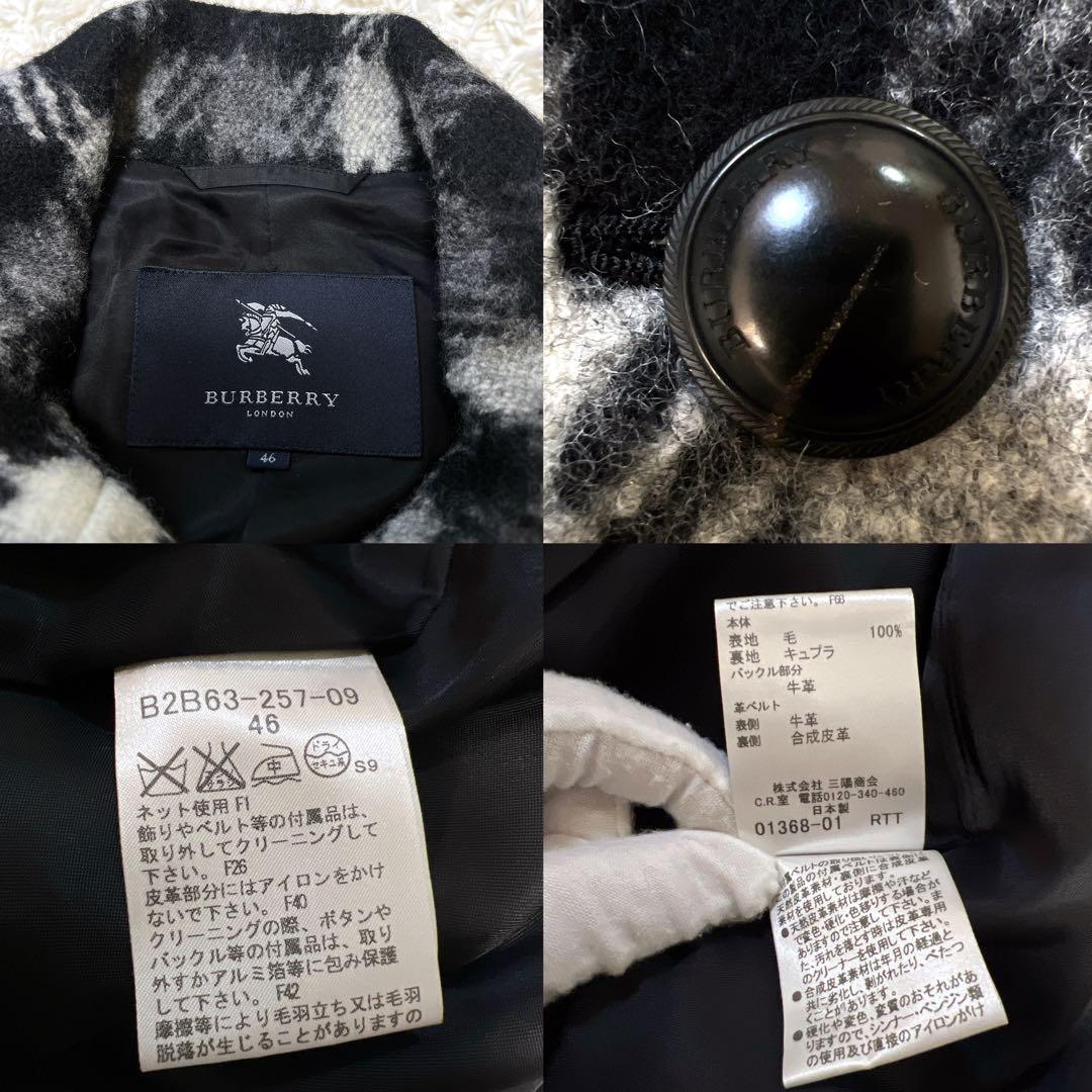 希少✨大きいサイズ》バーバリーロンドン メガチェック ウール コート