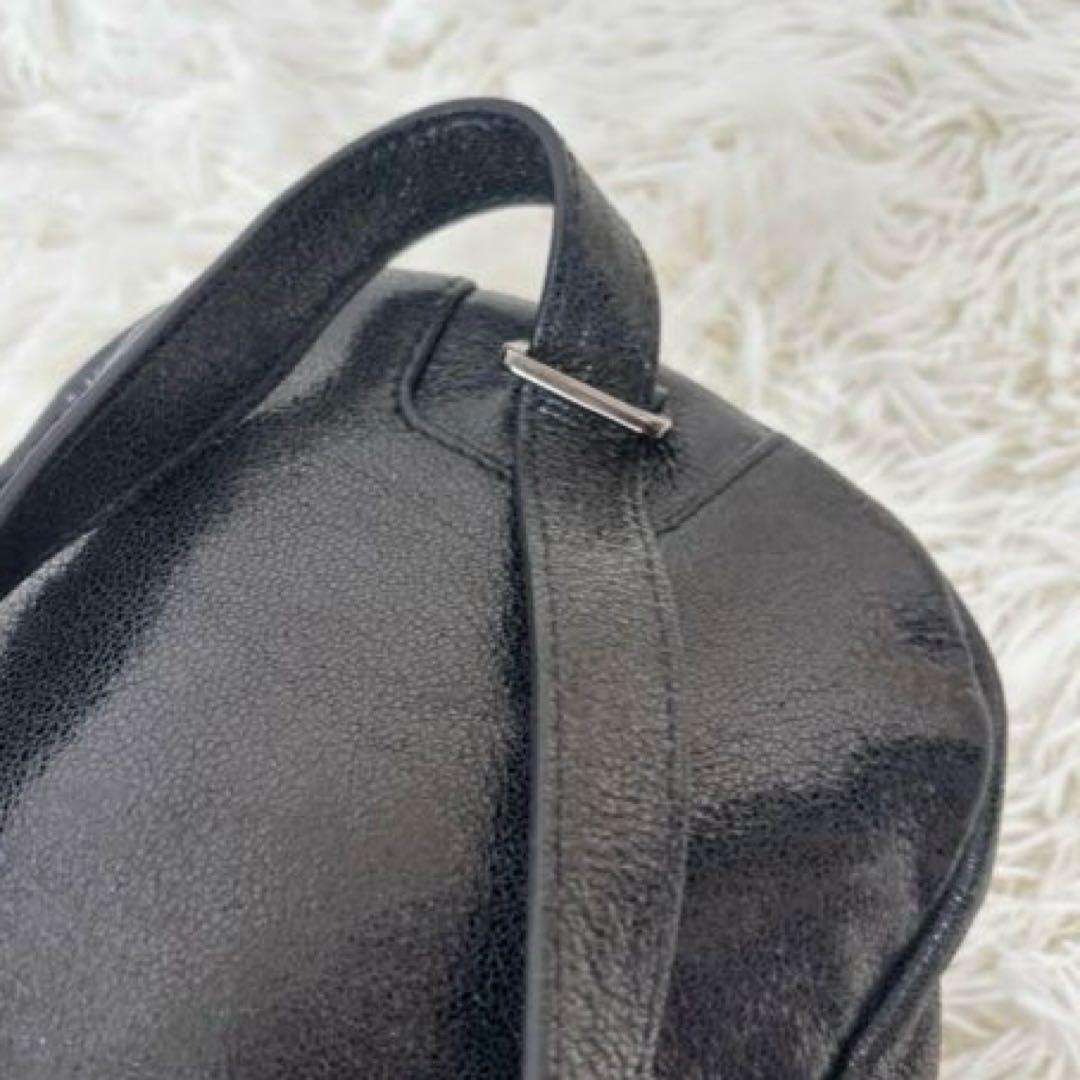 FURLA✨未使用級スパイバッグ ミニリュック レザー タッセルシルバー