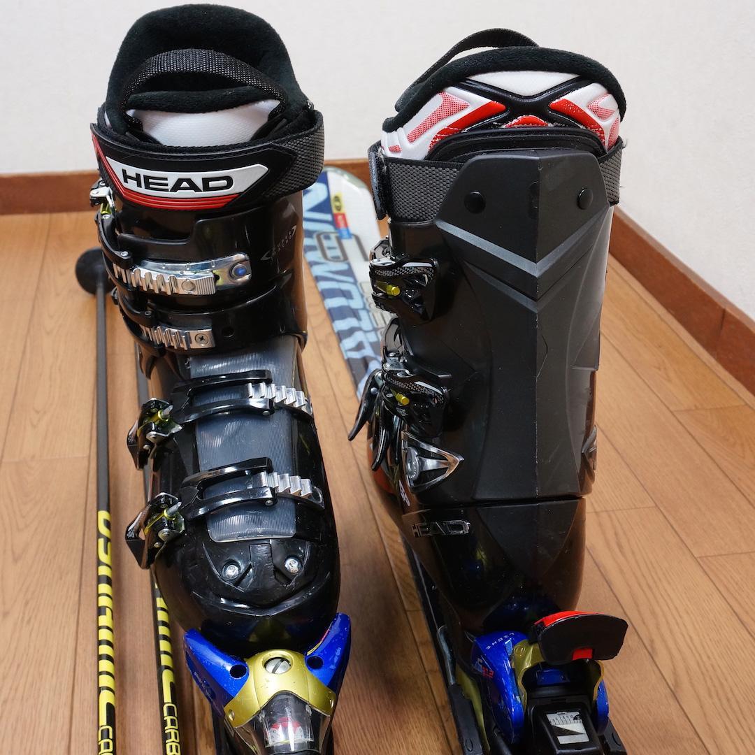 メンテ済 162cm 靴28～28.5cm SALOMONカービングスキーセット