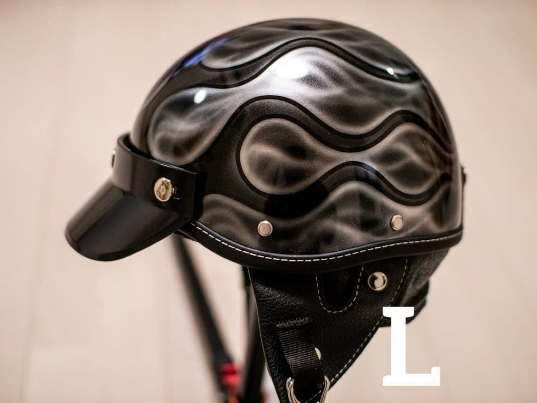 L 新品未使用　ポリヘル　ポリス　ヘルメット 黒、シルバーフレア 楽天市場】S M L XL ハーフヘルメット ポリスヘルメット サイクル