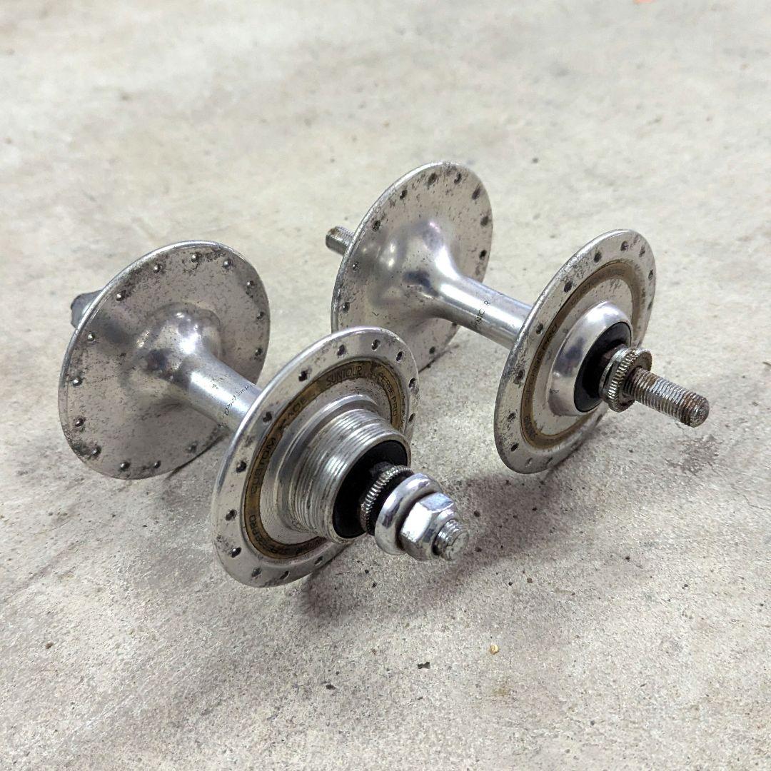 SUNTOUR SUPERBE PRO ハブ前後 競輪　njs SUNTOUR 「サンツアー」 SUPERBE PRO ハブセット / 有明ガーデン店