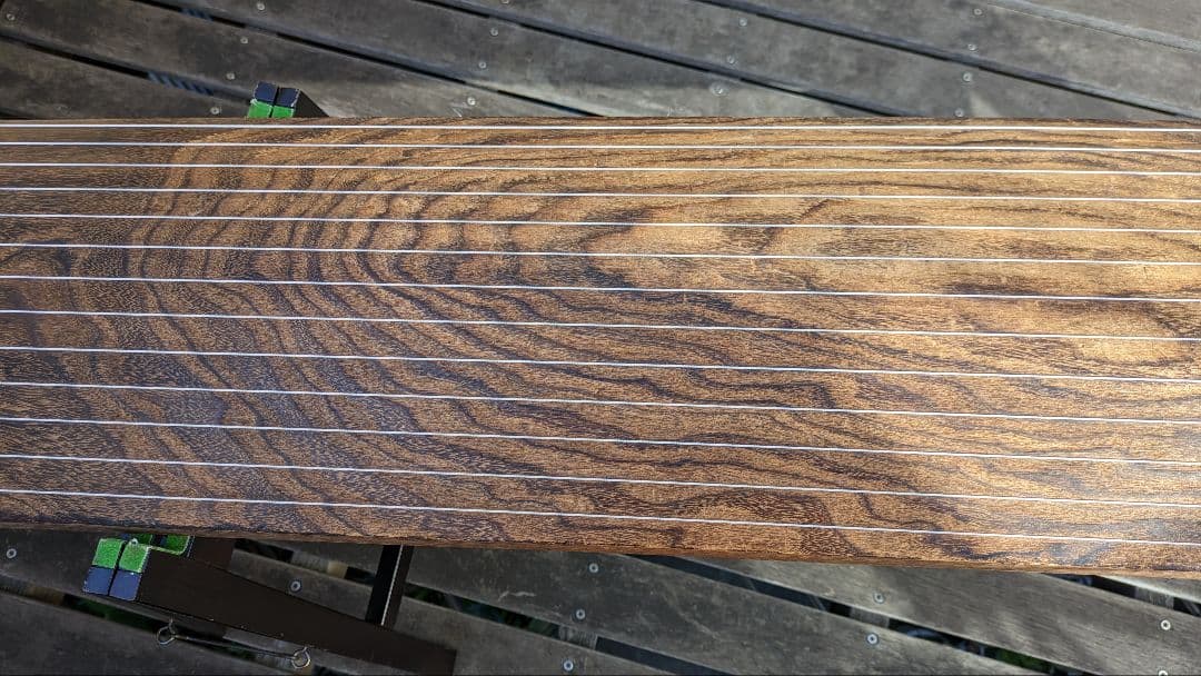 刳り甲　　十三絃箏=琴