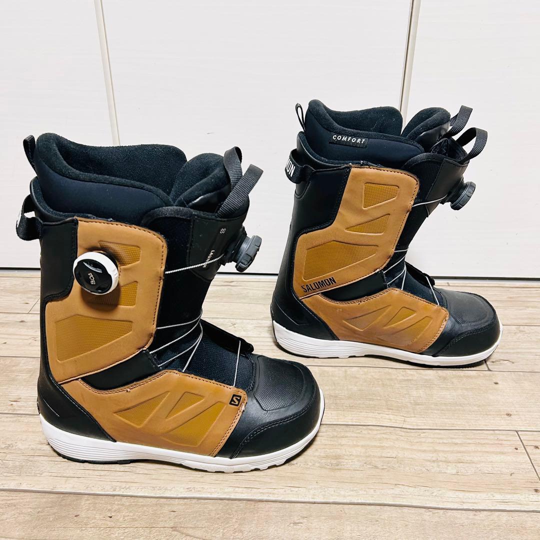 【使用少 良品】26.0cm SALOMON LAUNCH BOA SJ スノボ