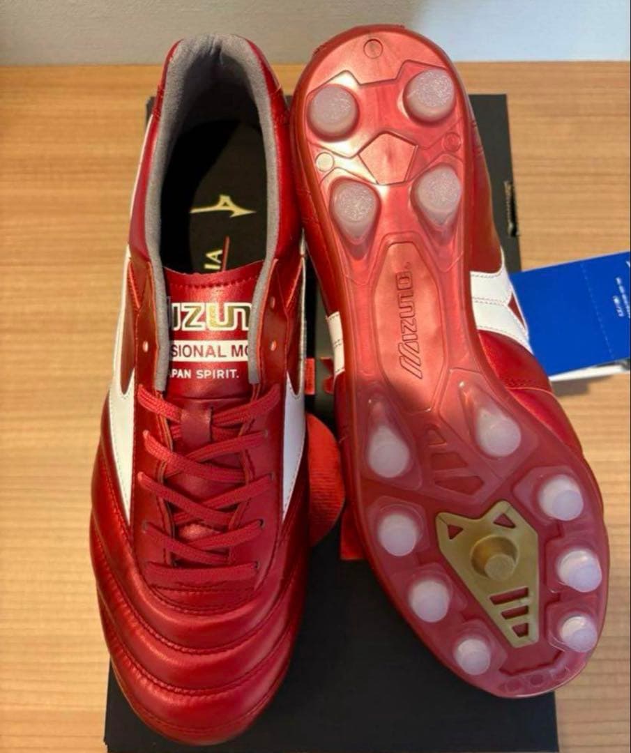 ミズノ サッカー モレリア　2 JAPAN 限定　22.5cm スパイク　レッド