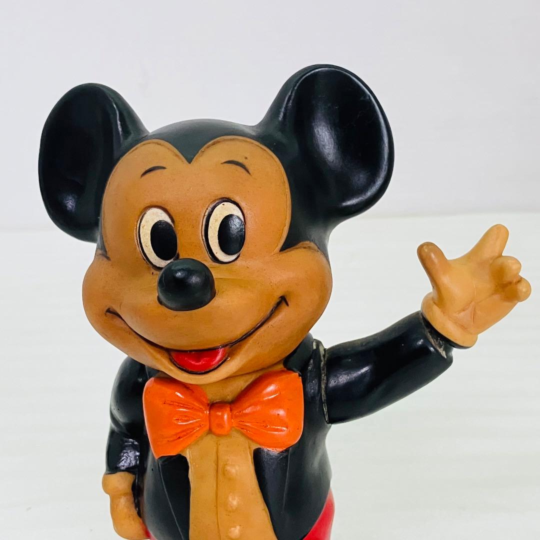 ディズニー ミッキーマウス 貯金箱 ソフビフィギュア 香港製 ② - メルカリ