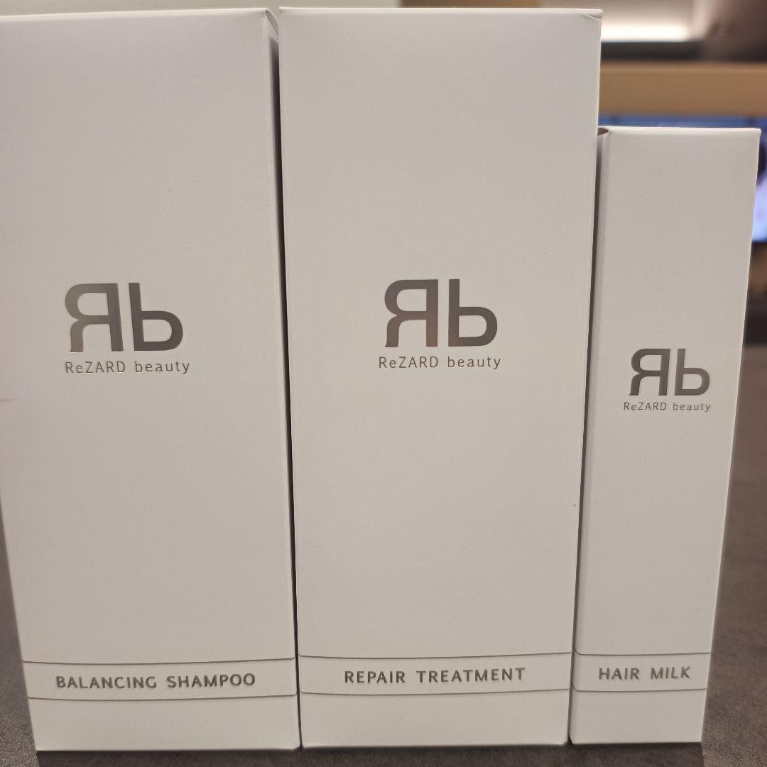 ReZARD beauty シャンプートリートメントヘアミルクセット ReZARD beauty バランシングシャンプー リペアトリートメント