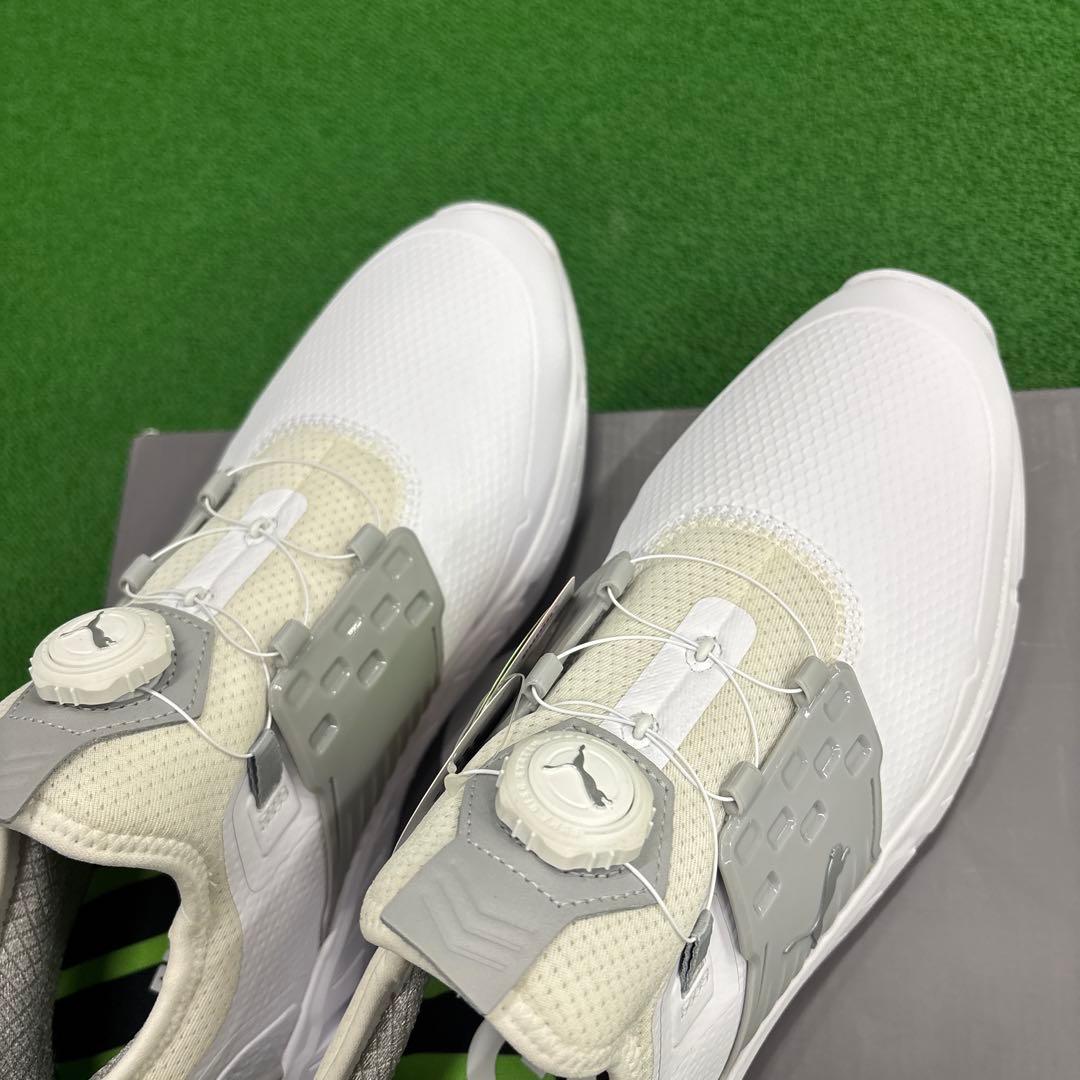 PUMA ゴルフシューズ ホワイト アイコニック27.5 PUMA