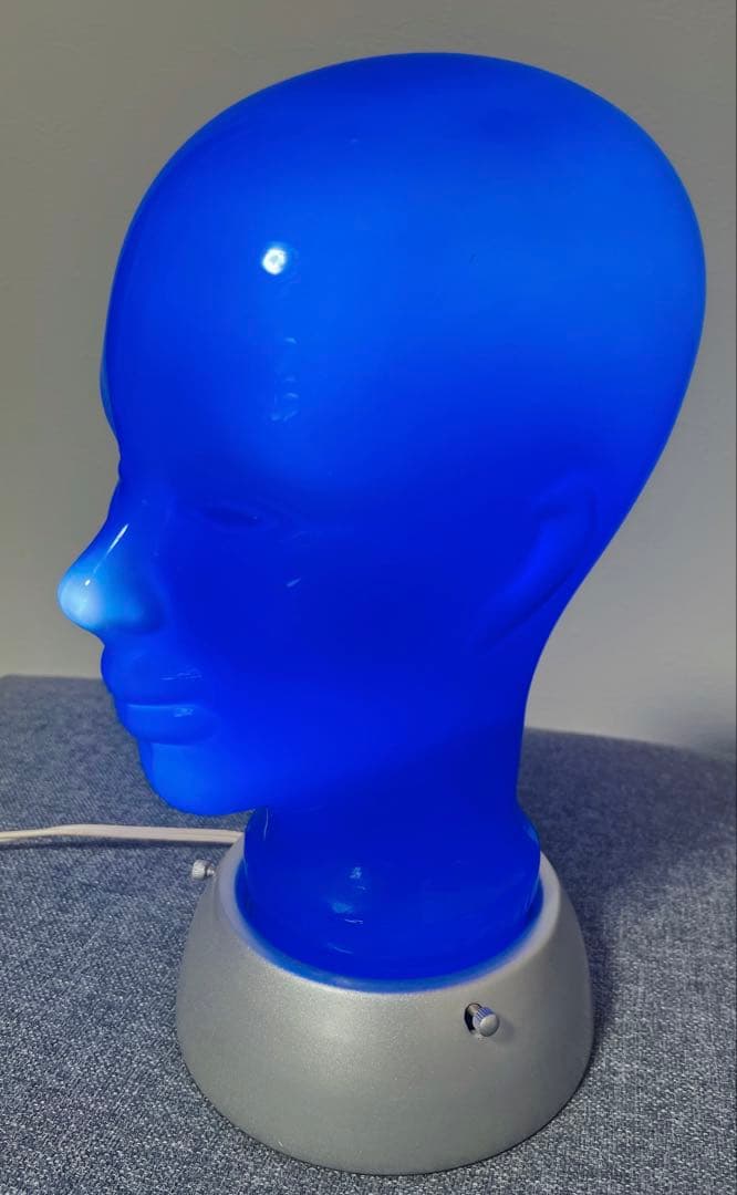 1970's スペイン製 ヴィンテージ ガラス フェイスマネキン / ヘッド