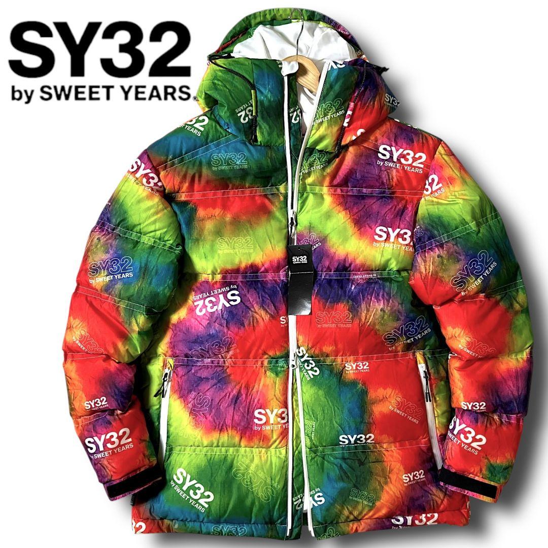 L sy32 by SWEET YEARS グラフィック ダウンジャケット - メルカリ