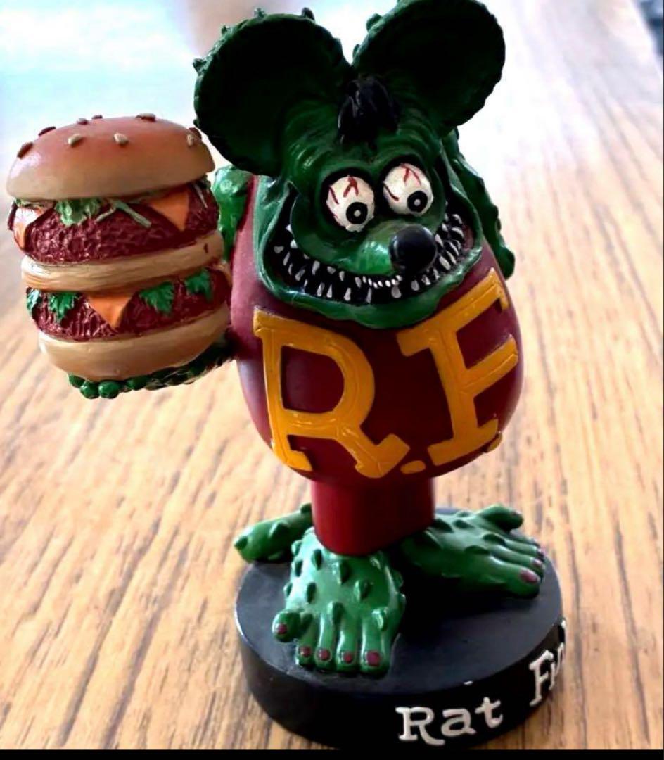 希少RAT FINK ラットフィンク ボビングヘッド ハンバーガー ムーンアイズ