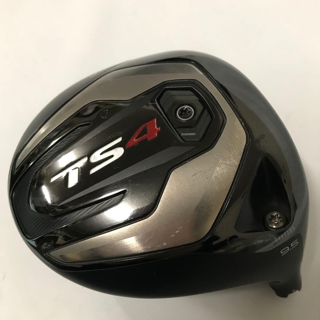◯ Titleist TS4 9.5° ドライバー ヘッドのみ タイトリストドライバー9.5ヘッドのみ