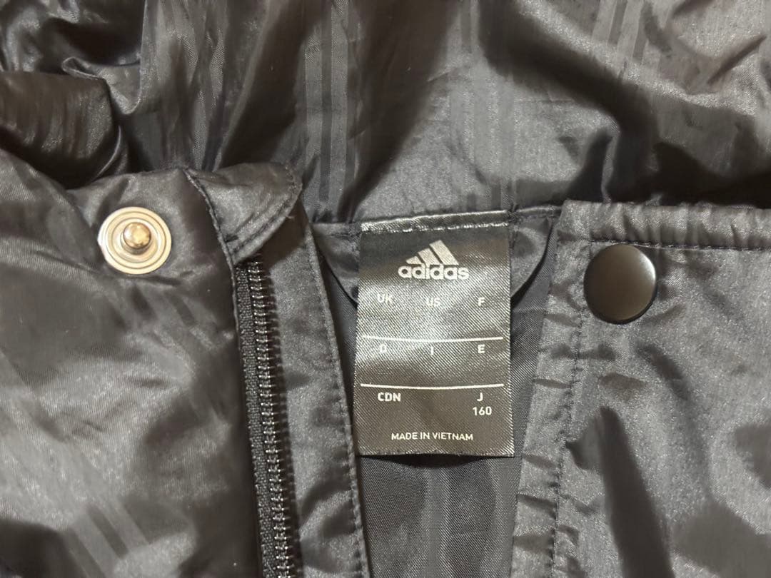 極美品✨️ビッグロゴ✨️adidas ベンチコート L トリコロール ロング