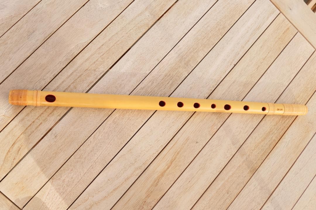 篠笛 　蘭情（蘭照）　六本調子 篠笛 蘭情【蘭照】本漆 6・7調子（裏穴なし） - 阿波踊り用品専門店 岡