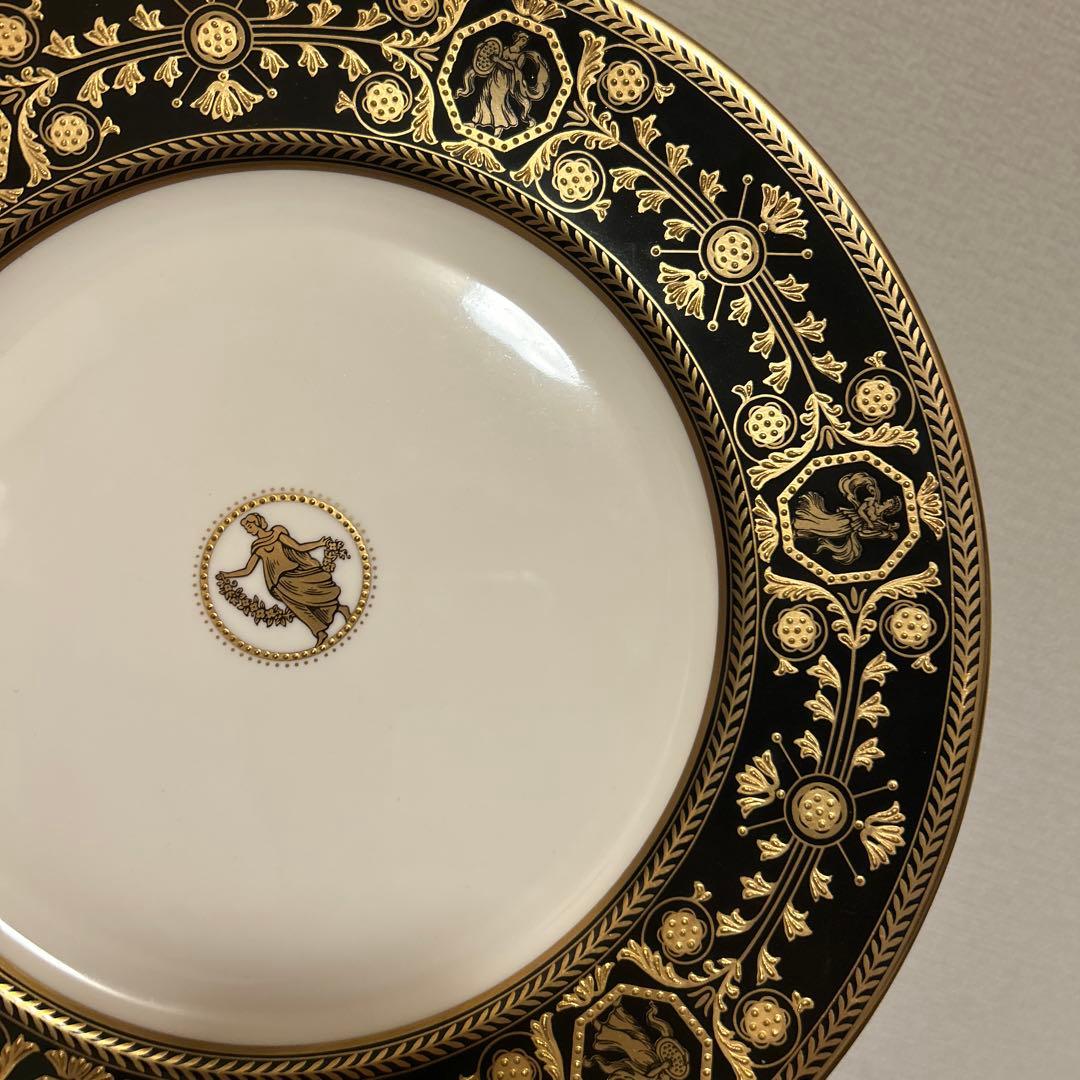 ウェッジウッド　アストバリー　ブラック　ディナープレート　27.5cm