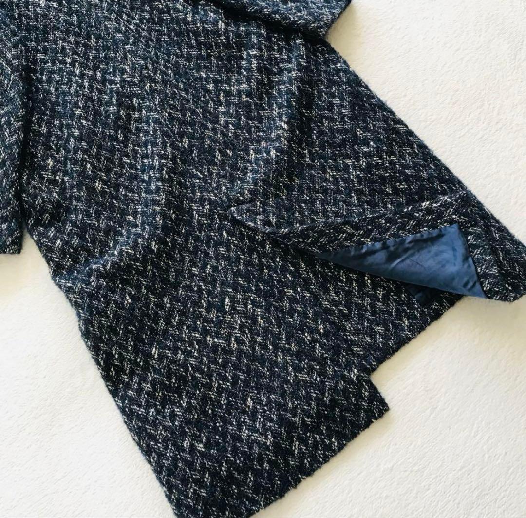 ESTNATION エストネーション ツイードチェスターコート - メルカリ