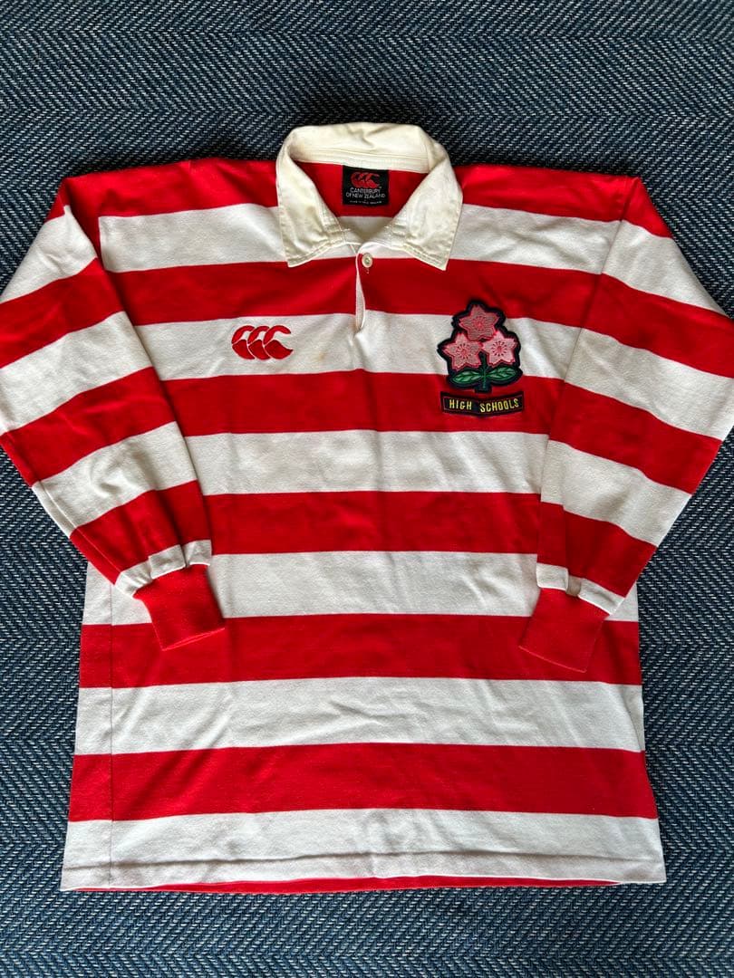 カンタベリー ラグビー 高校 日本代表 ジャージ L カンタベリー（Canterbury） メンズ ラグビー 半袖シャツ ジャパン