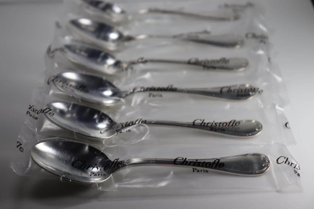 クリストフル◇リュバン◇コーヒースプーン未開封未使用品6本◇生産