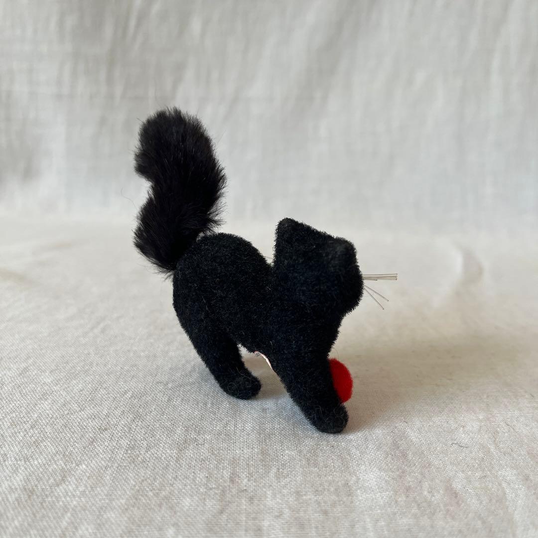 アンティーク 黒ねこKunstlerschutz ワグナー西ドイツ