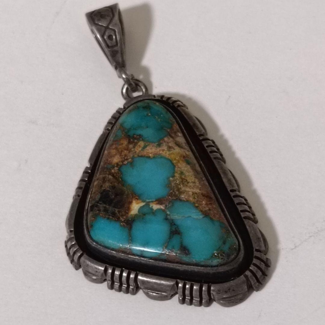 NAVAJO ナバホ RCC シルバー ターコイズ ネックレス ペンダント ar015-001-0102_sp_01.jpg