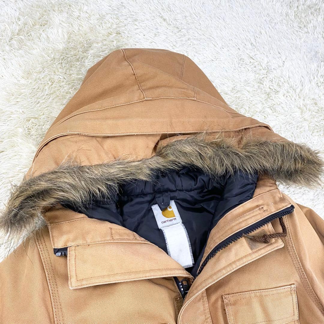 専⭐︎用 カーハート シベリアンパーカー 2way ファー キャメル Sサイズ