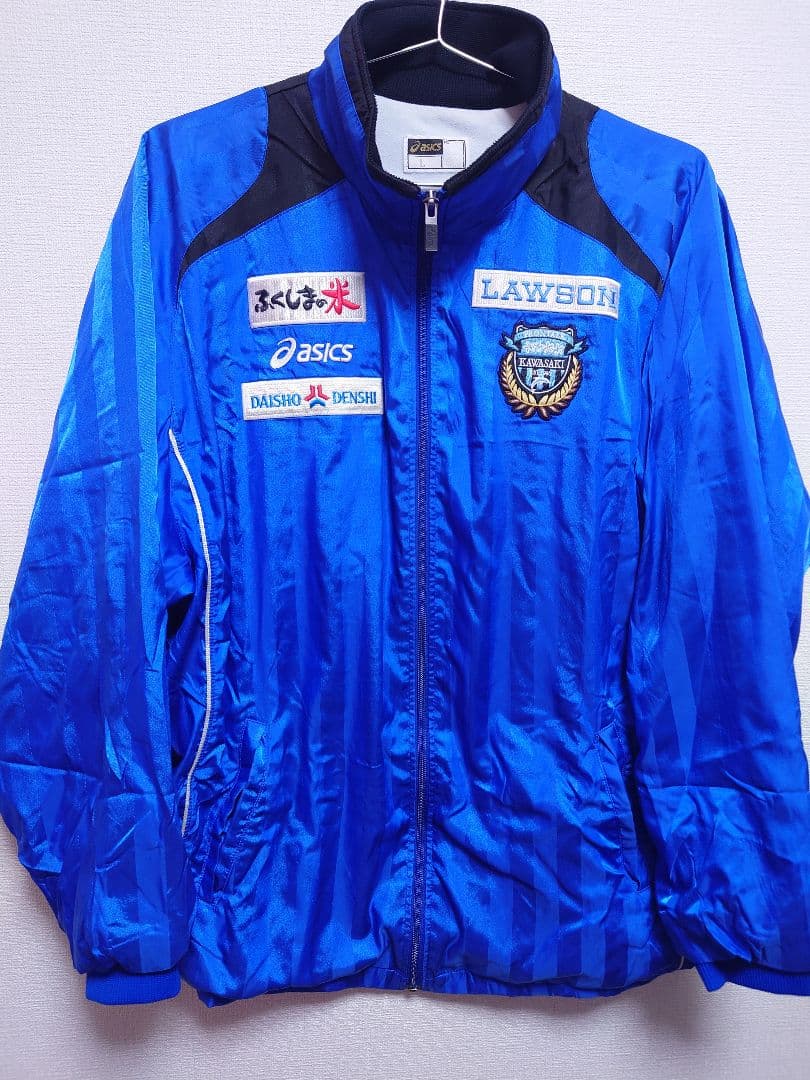 支給品 ASICS 川崎フロンターレ セットアップ ウインドブレーカー