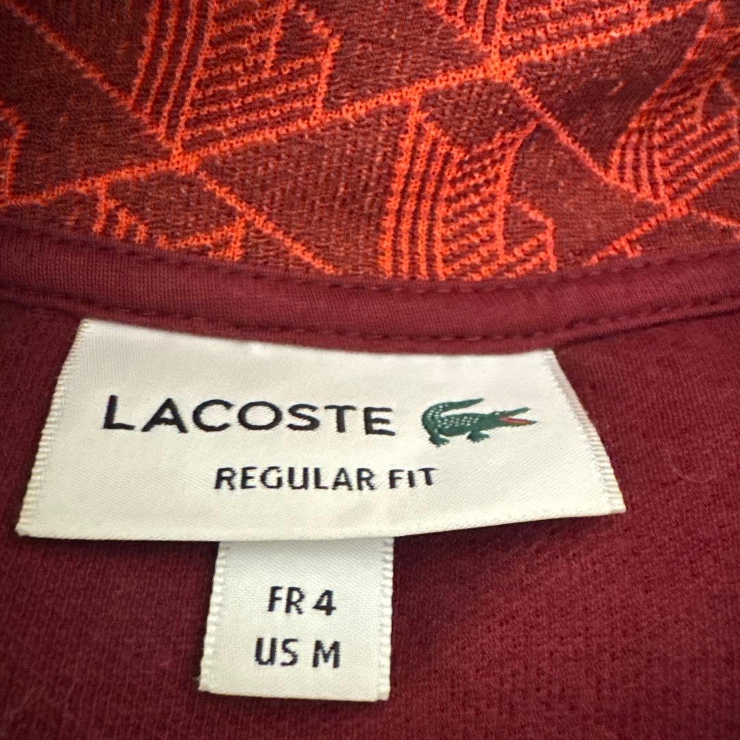 LACOSTE モノグラム セットアップ 赤 LACOSTE