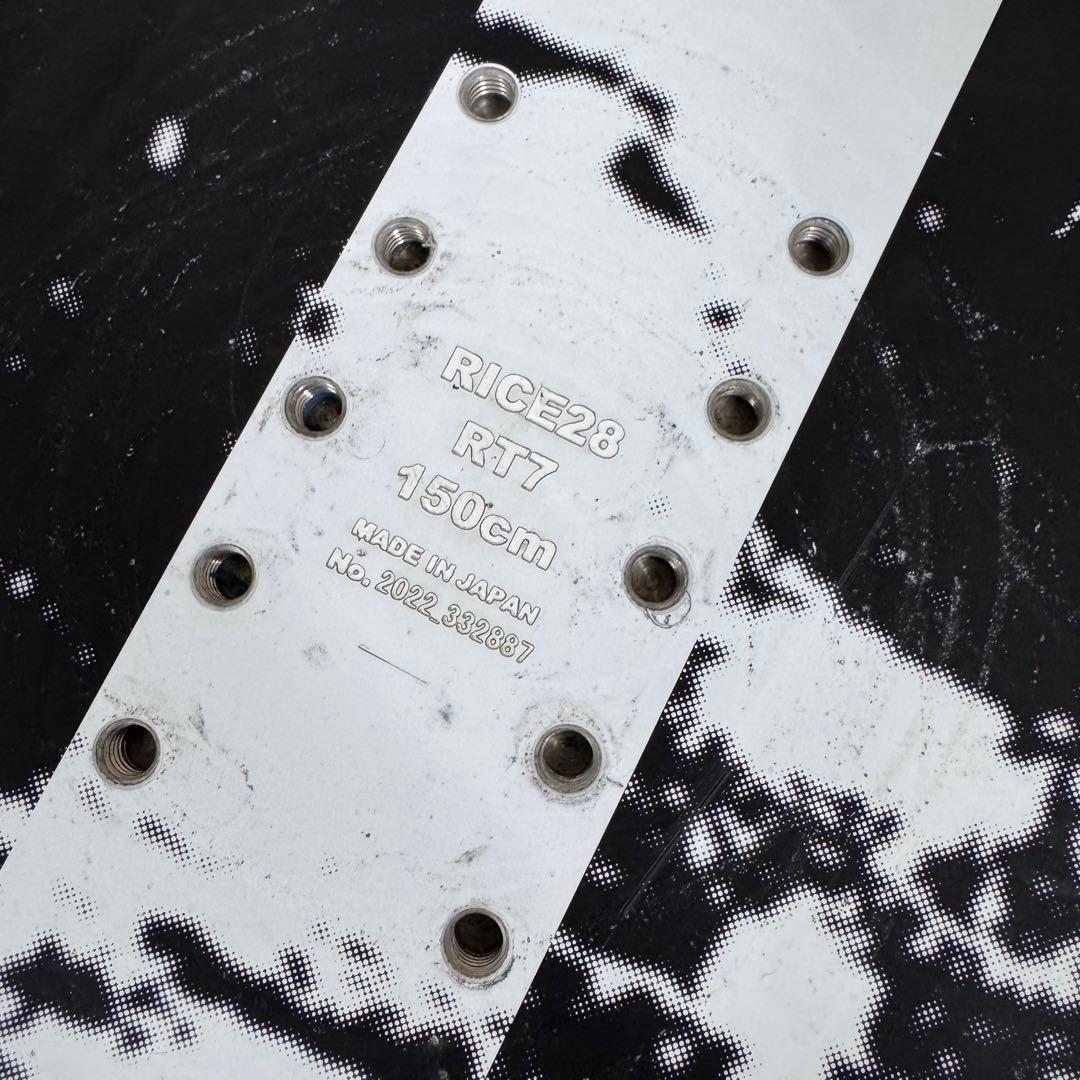 RICE28 RT7 スノーボード150cmリミテッド2022モデル - メルカリ